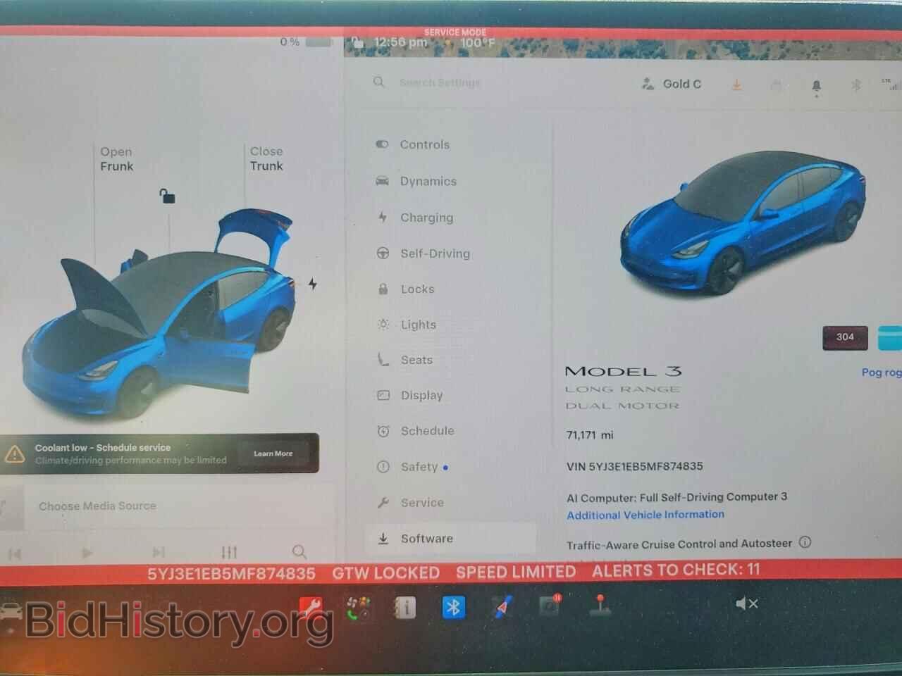 2021 TESLA MODEL 3 - VIN: 5YJ3E1EB5MF874835 - Photo 9