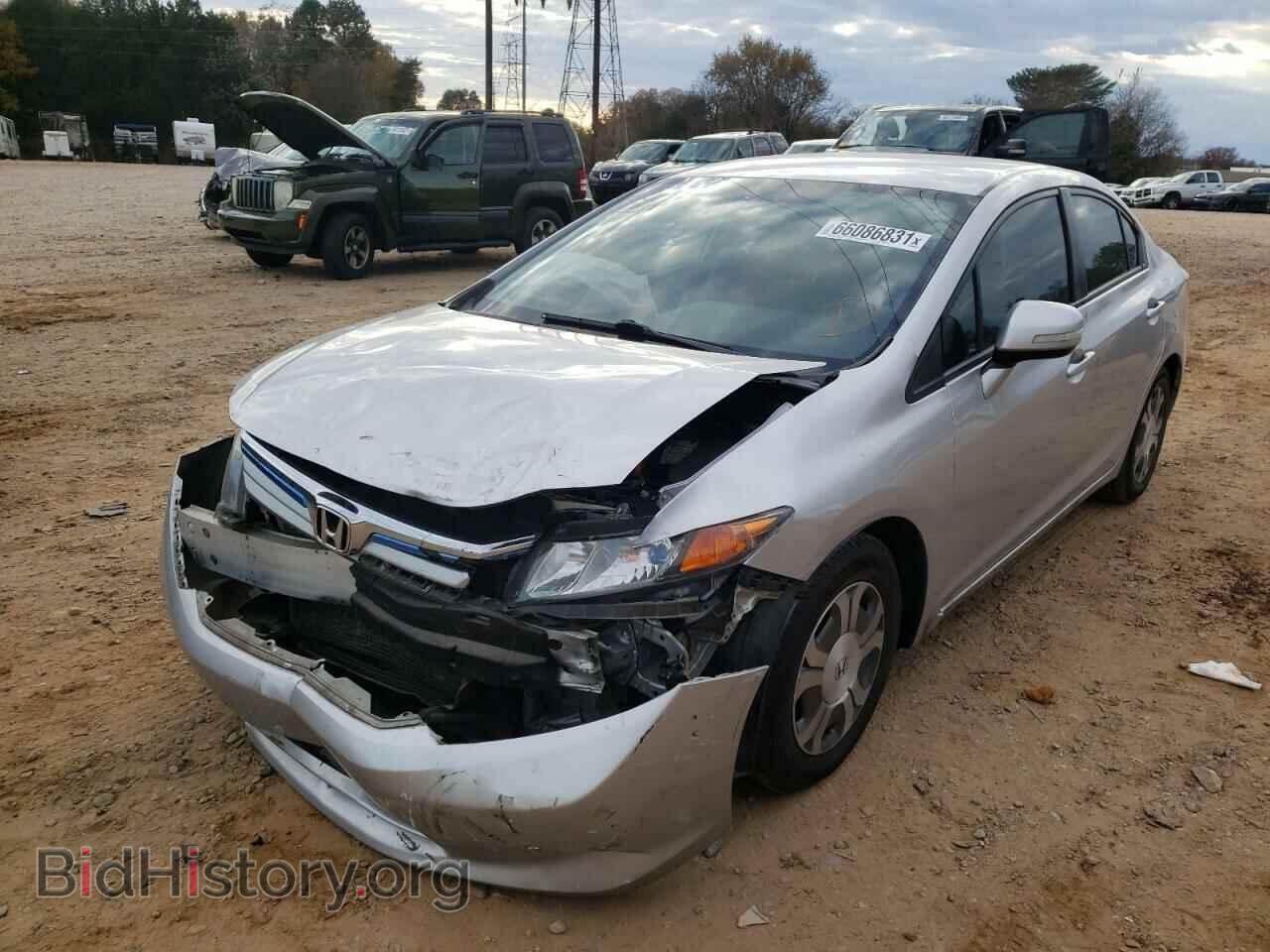 2012 HONDA CIVIC - VIN: JHMFB4F21CS010404 - Фото 2