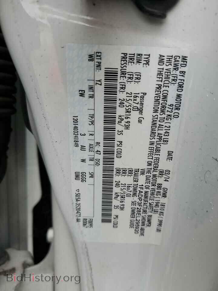 2014 FORD FOCUS - VIN: 1FADP3F28EL295920 - Фото 13