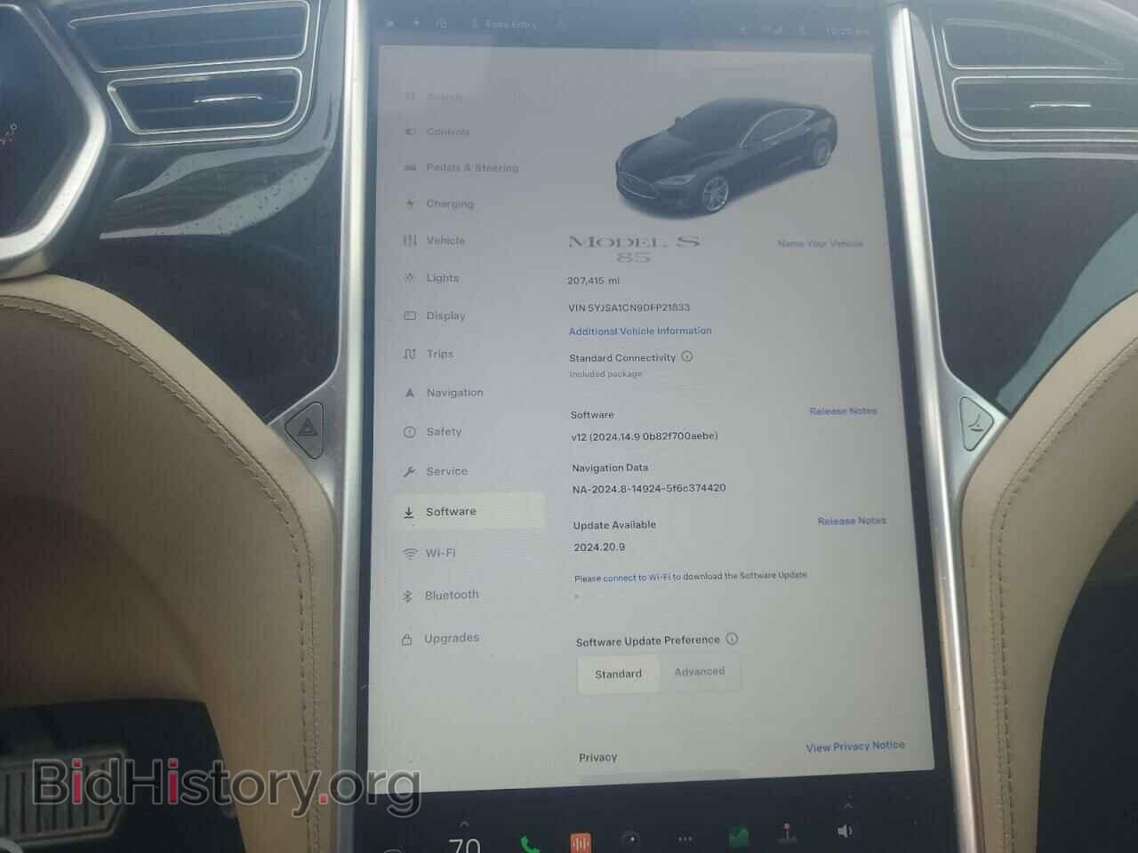 2013 TESLA MODEL S - VIN: 5YJSA1CN9DFP21833 - Photo 9