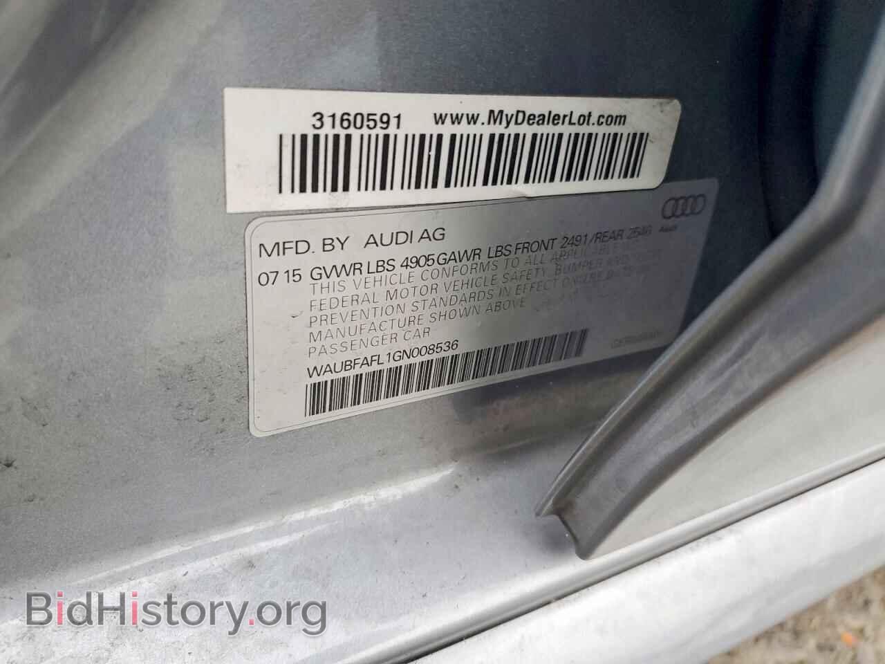 2016 AUDI A4 - VIN: WAUBFAFL1GN008536 - Photo 13