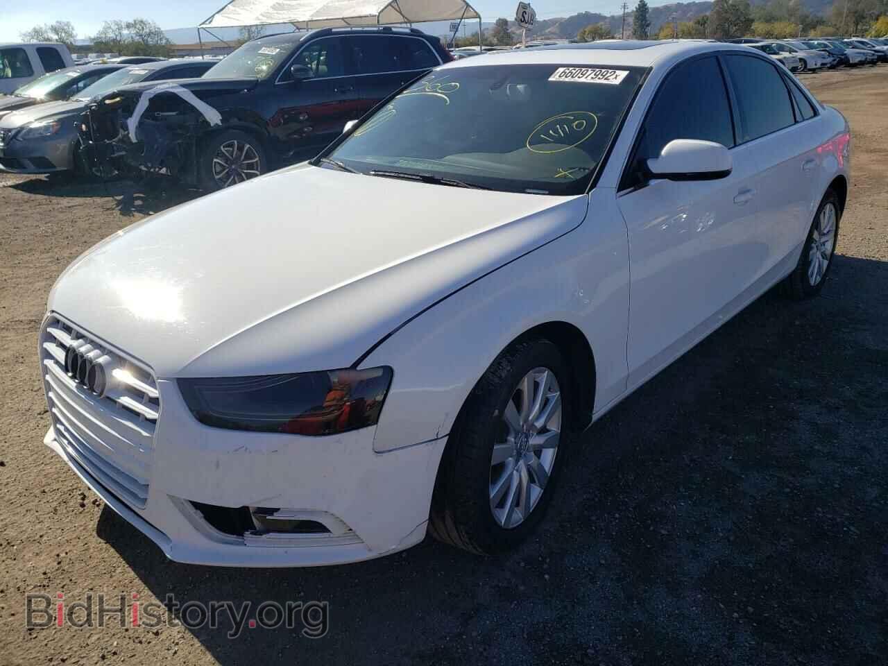 2013 AUDI A4 - VIN: WAUEFAFL8DN035693 - Фото 2