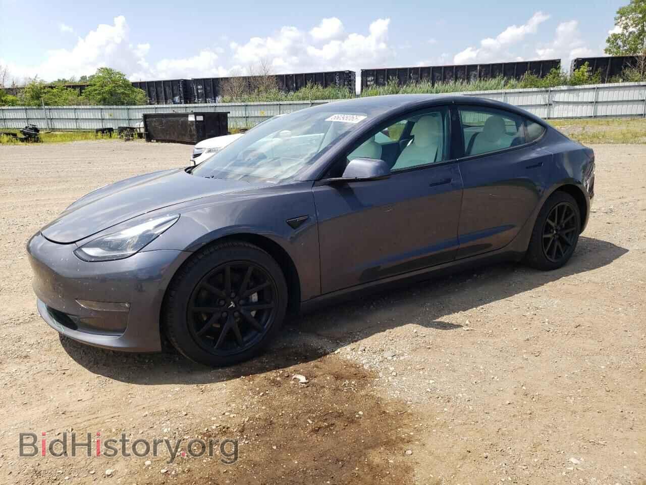 Photo 5YJ3E1EB2MF020109 - TESLA MODEL 3 2021