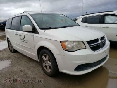 2012 Dodge CARAVAN Grand Cara, белый — VIN 2C4RDGCGXCR309479, Copart