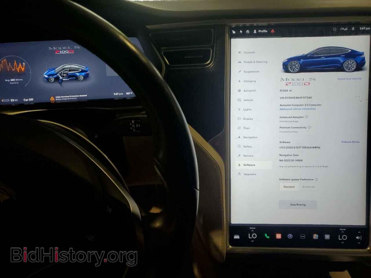 2017 TESLA MODEL S - VIN: 5YJSA1E48HF227540 - Photo 9