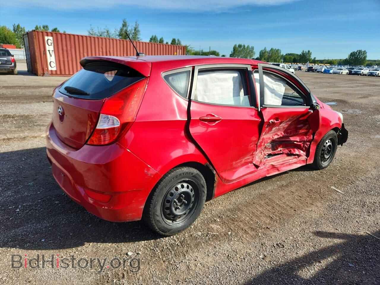 2012 HYUNDAI ACCENT - VIN: KMHCT5AEXCU008367 - Фото 3