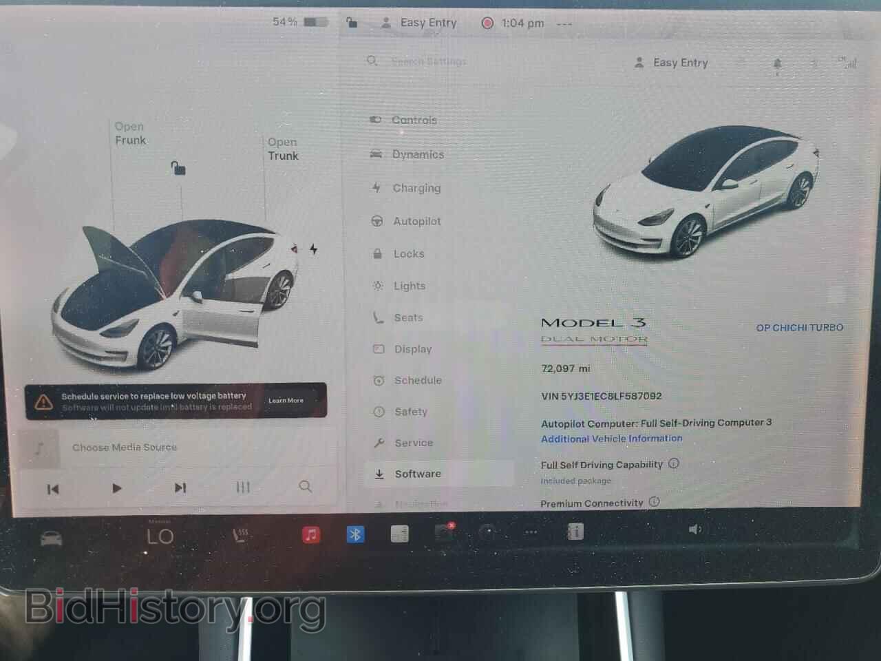 2020 TESLA MODEL 3 - VIN: 5YJ3E1EC8LF587092 - Фото 9
