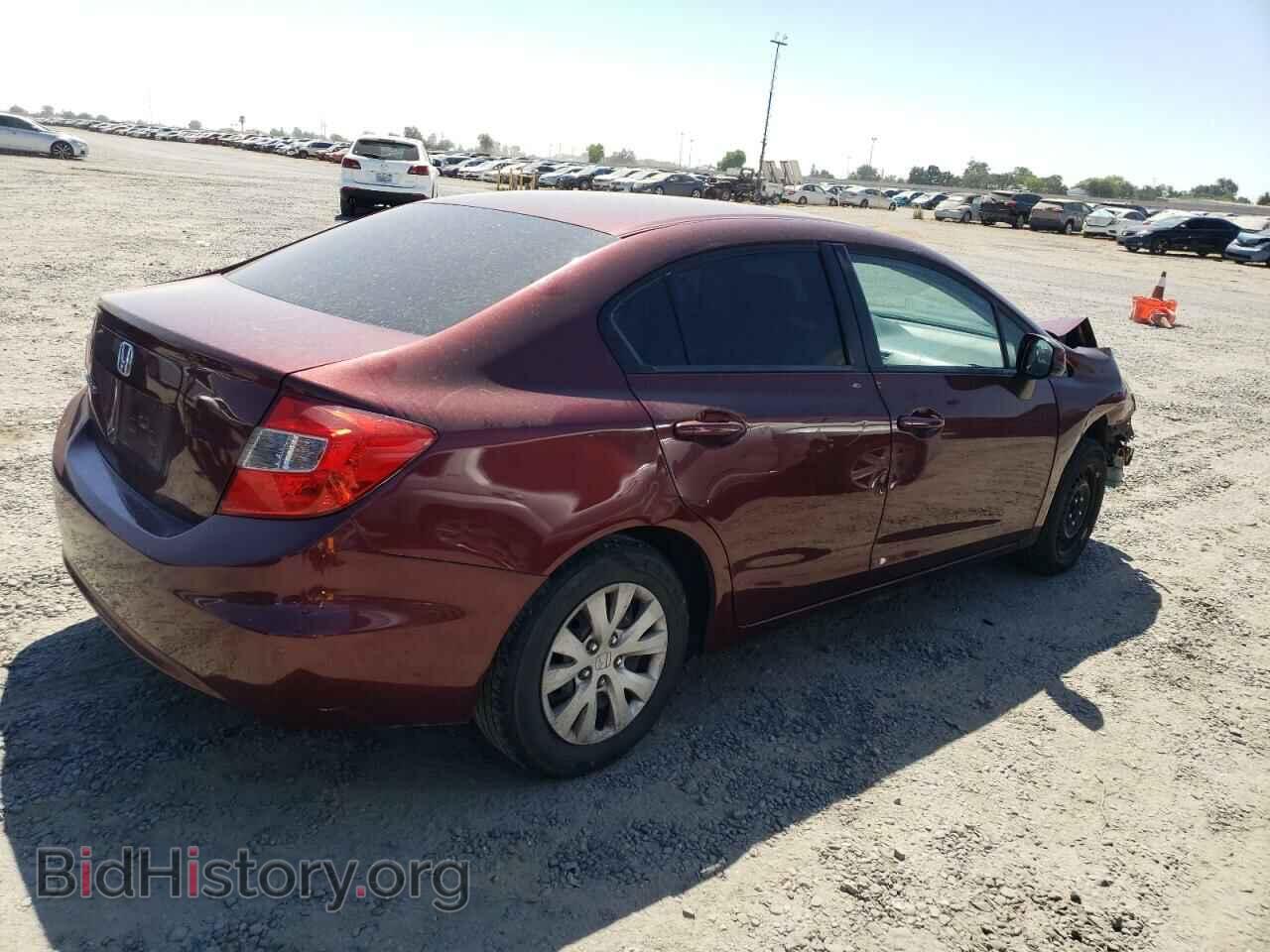 2012 HONDA CIVIC - VIN: 2HGFB2F54CH565307 - Фото 3