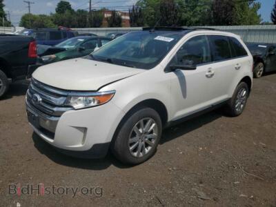 2014 Ford EDGE Limited, white — VIN 2FMDK4KCXEBB09397, Copart