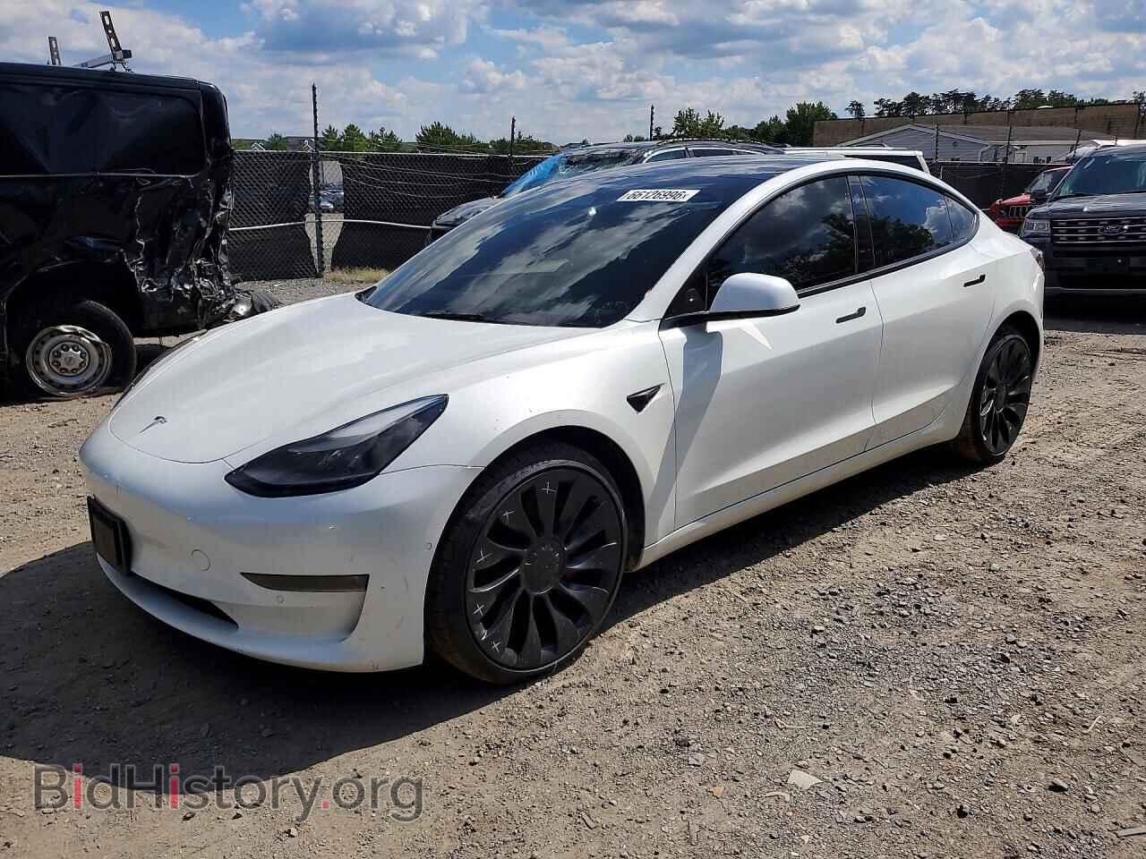 Фотография 5YJ3E1EC8NF324362 - TESLA MODEL 3 2022
