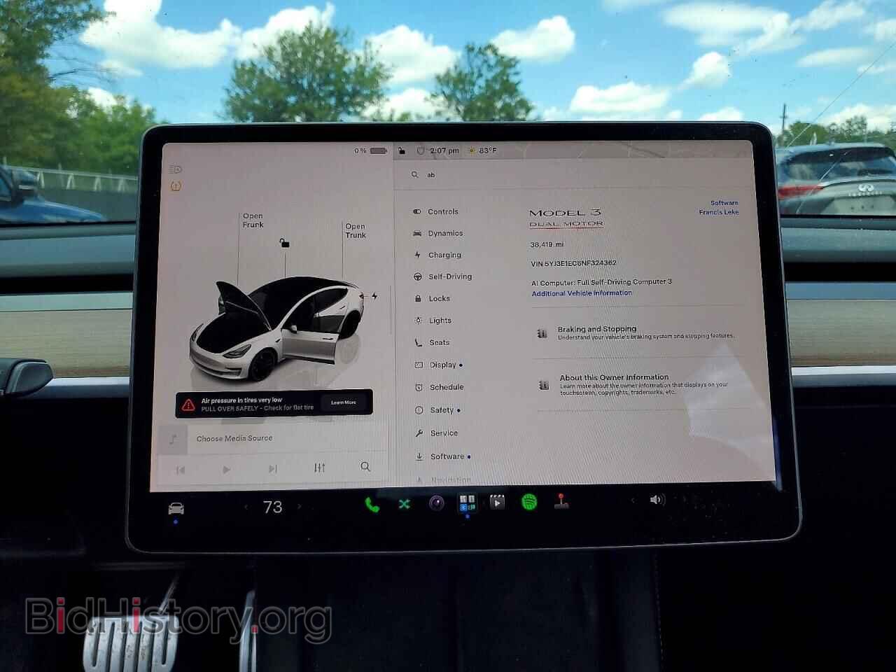 2022 TESLA MODEL 3 - VIN: 5YJ3E1EC8NF324362 - Фото 9