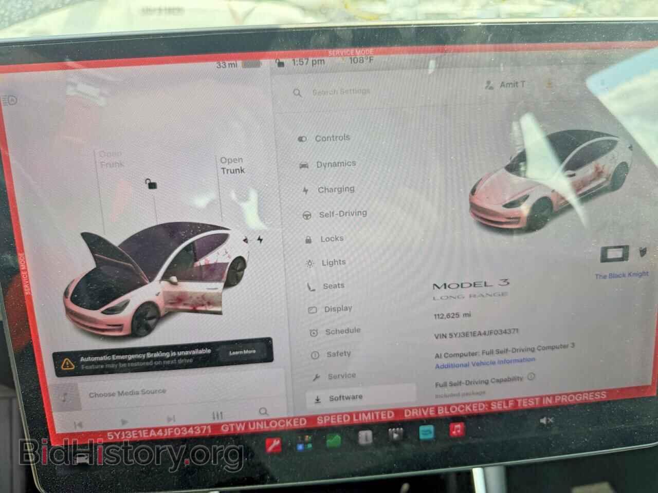 2018 TESLA MODEL 3 - VIN: 5YJ3E1EA4JF034371 - Photo 9