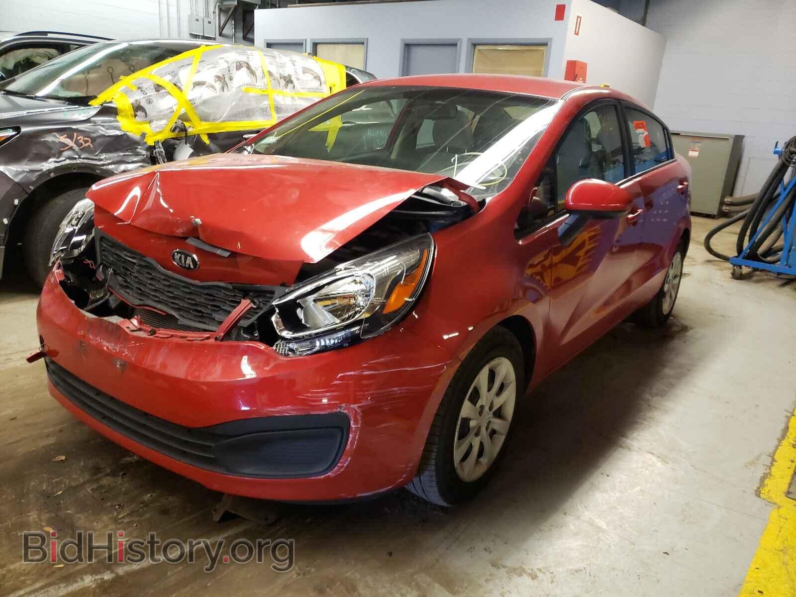 2013 KIA RIO - VIN: KNADM4A32D6153596 - Фото 2