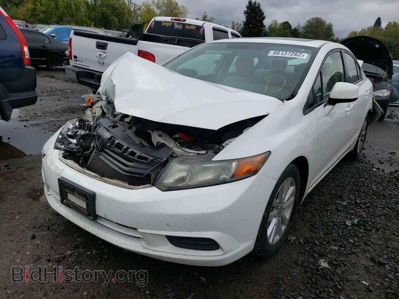 2012 HONDA CIVIC - VIN: 2HGFB2F83CH324347 - Фото 2