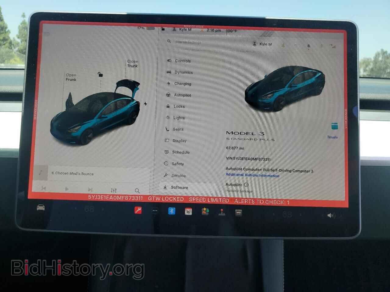 2021 TESLA MODEL 3 - VIN: 5YJ3E1EA0MF873311 - Фото 9