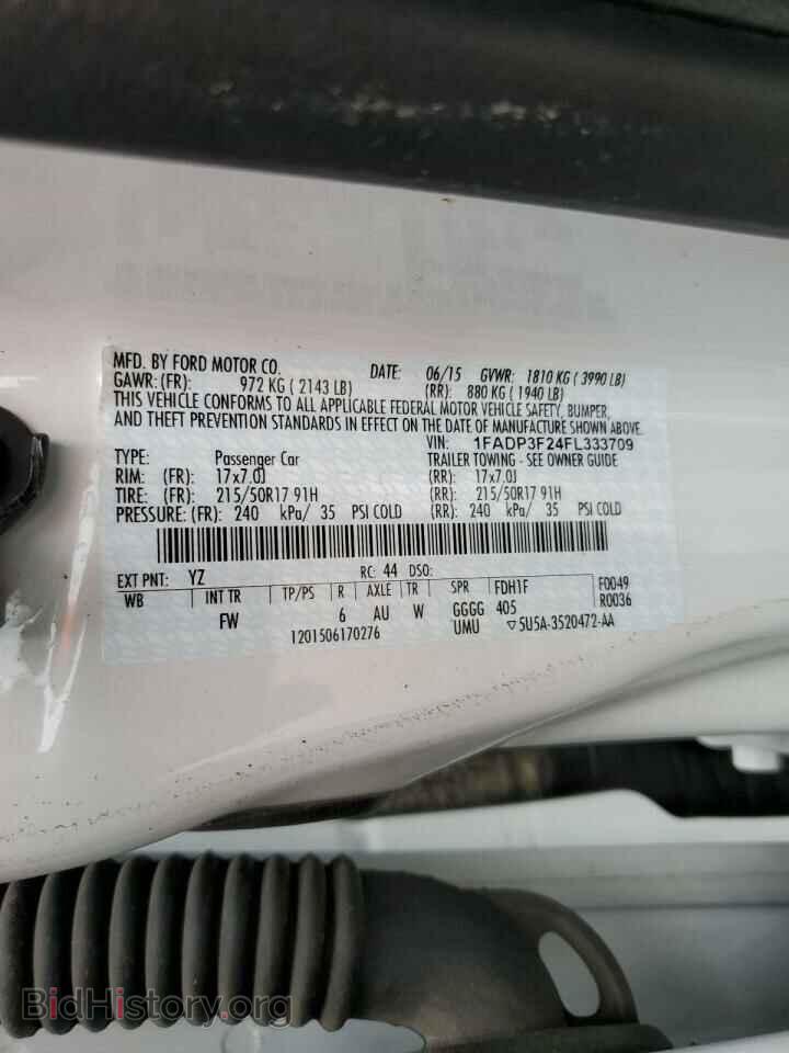2015 FORD FOCUS - VIN: 1FADP3F24FL333709 - Фото 12