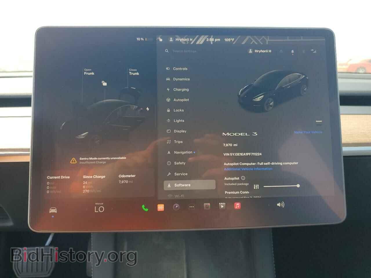 2023 TESLA MODEL 3 - VIN: 5YJ3E1EA1PF711224 - Photo 9