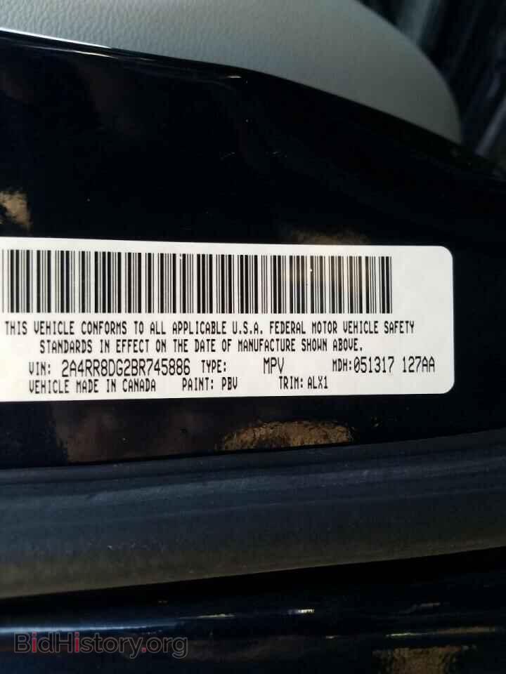 2011 CHRYSLER MINIVAN - VIN: 2A4RR8DG2BR745886 - Photo 10