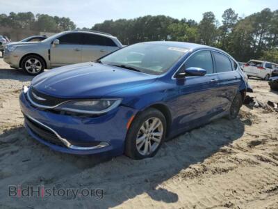 2016 Chrysler 200 Limited, blue — VIN 1C3CCCAB0GN150486, Copart