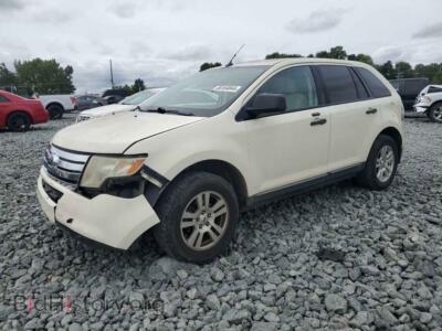 2007 Ford EDGE SE, cream — VIN 2FMDK36C67BA85381, Copart