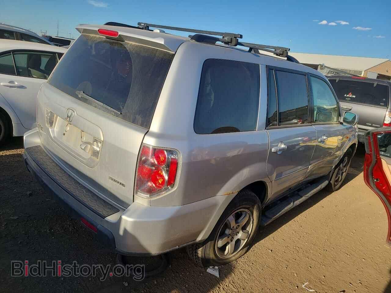 2007 HONDA PILOT - VIN: 2HKYF18797H521384 - Фото 3