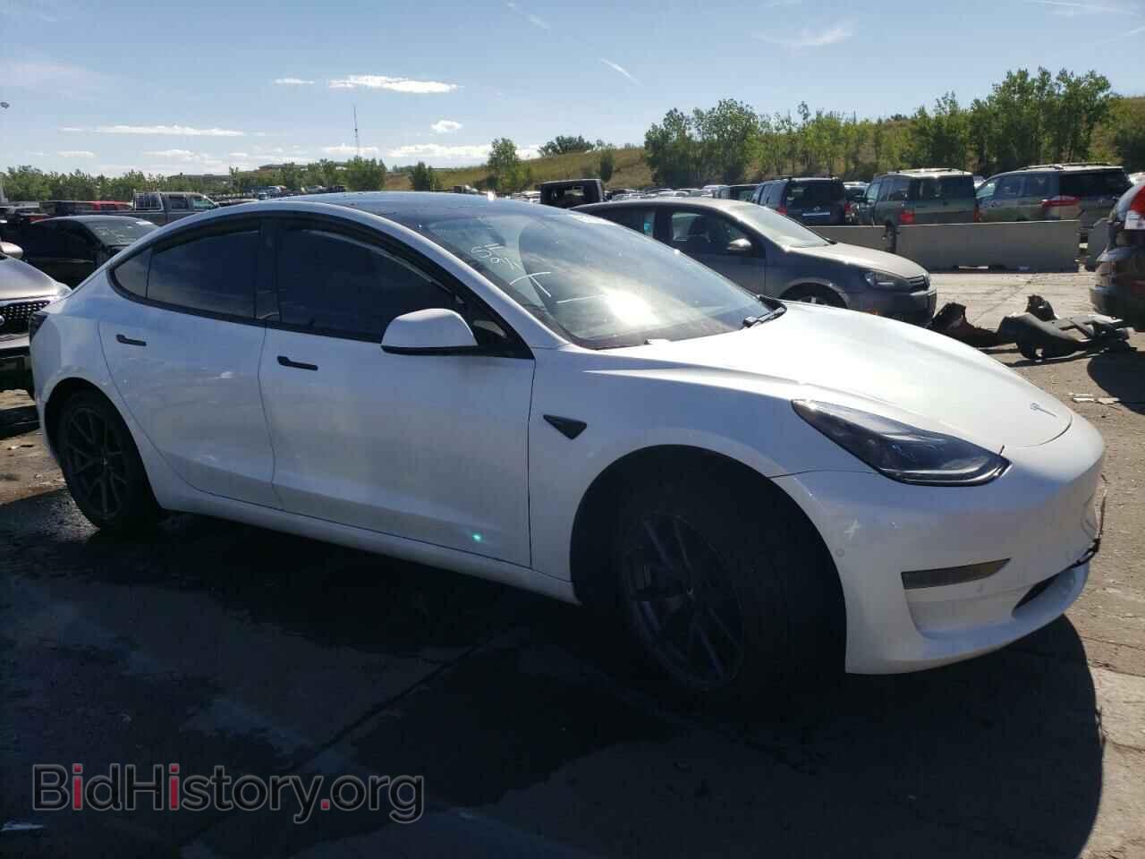 2021 TESLA MODEL 3 - VIN: 5YJ3E1EA8MF968988 - Фото 4