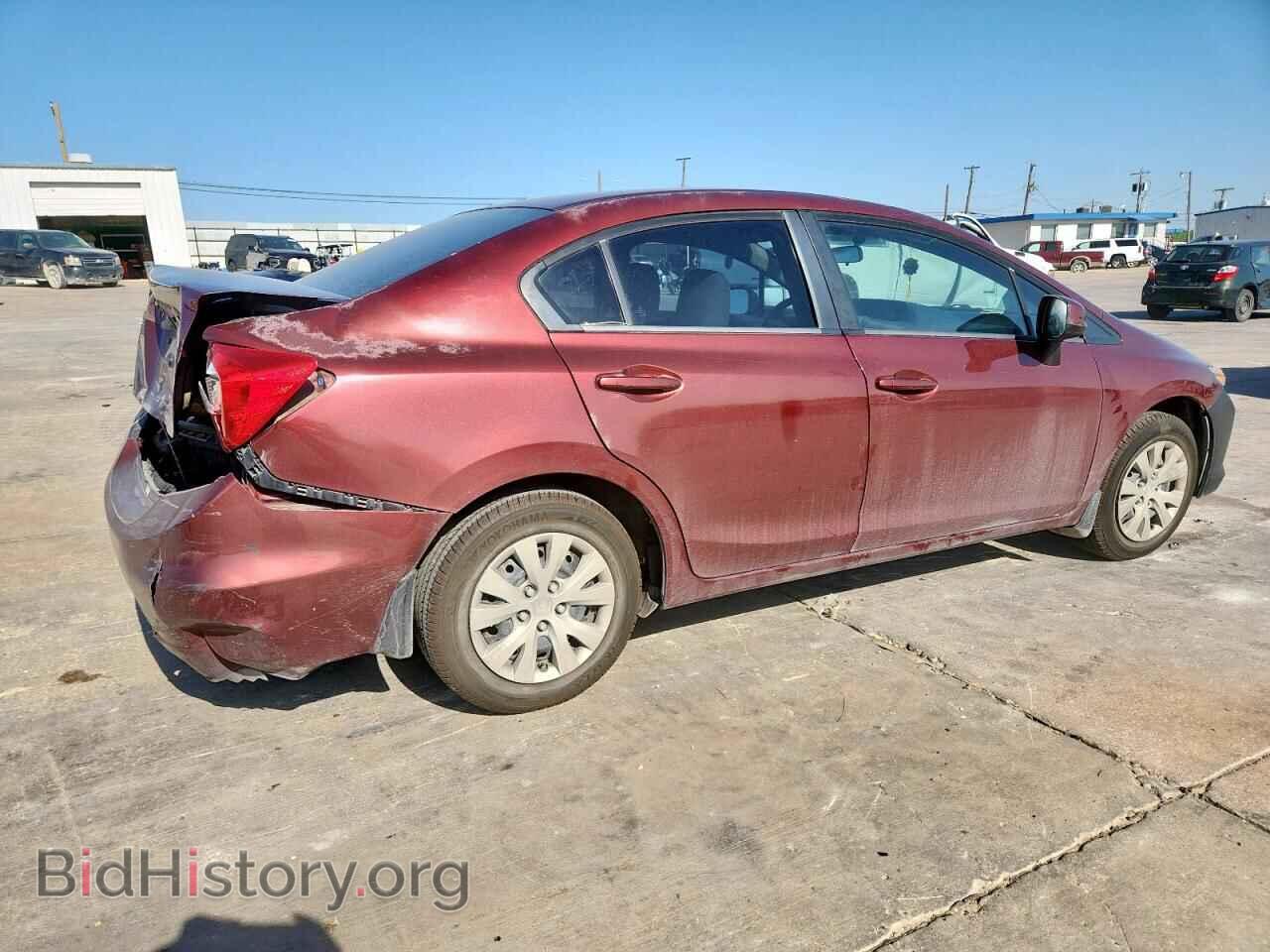 2012 HONDA CIVIC - VIN: 2HGFB2F51CH596448 - Фото 3