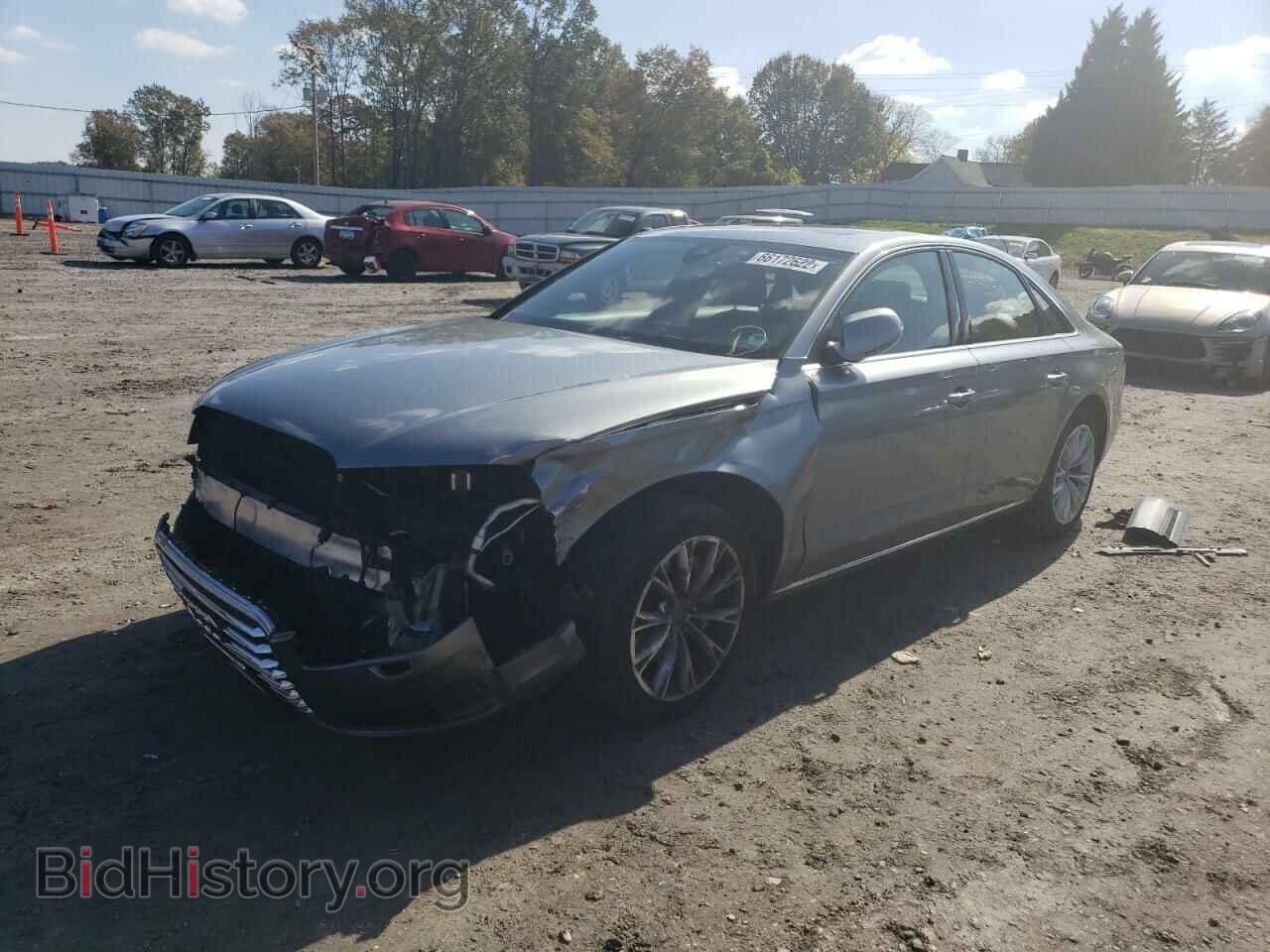 2013 AUDI A8 - VIN: WAUAGAFD4DN027160 - Фото 2