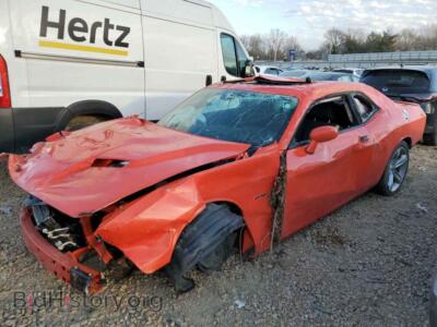 2017 Dodge CHALLENGER, orange — VIN 2C3CDZBTXHH656215, Copart
