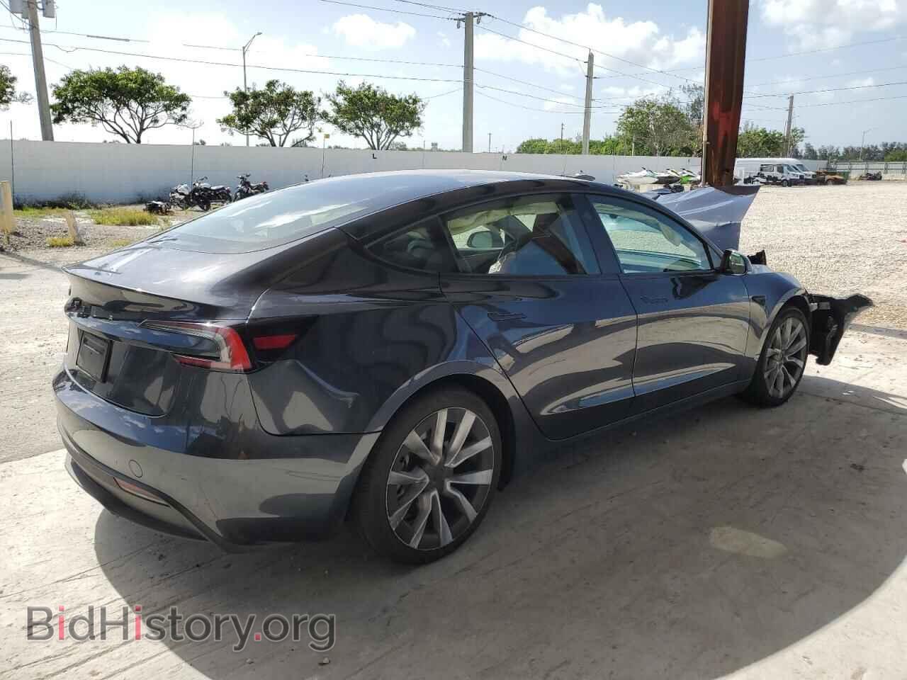 2024 TESLA MODEL 3 - VIN: 5YJ3E1EA6RF752340 - Фото 3