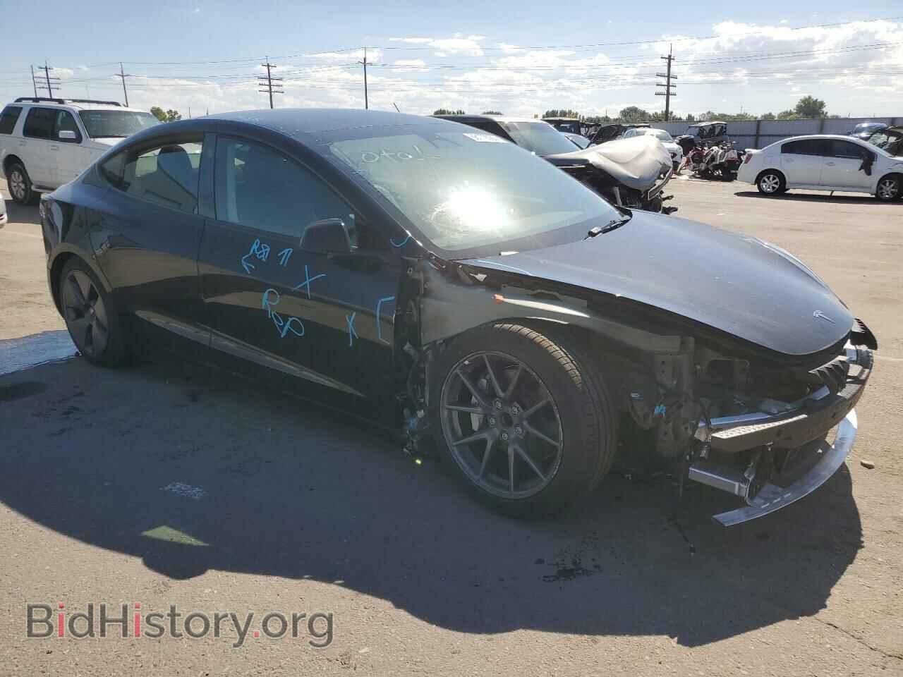 2022 TESLA MODEL 3 - VIN: 5YJ3E1EA5NF358760 - Фото 4
