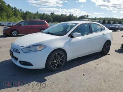 2013 Dodge DART SXT, white — VIN 1C3CDFBA2DD321342, Copart