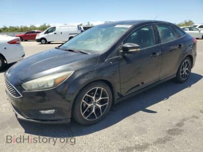 2017 Ford FOCUS SEL, черный — VIN 1FADP3H24HL285175, Copart