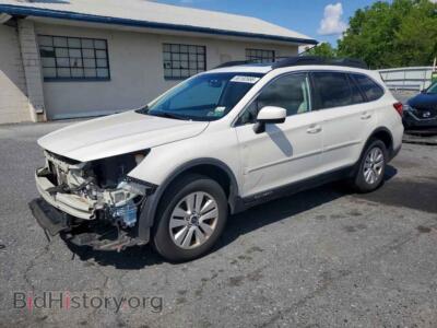 2017 Subaru OUTBACK 2.5I Premium, белый — VIN 4S4BSADC6H3224845, Copart