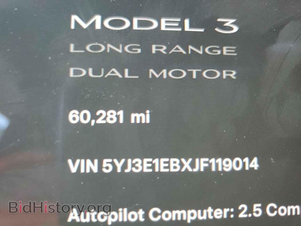 2018 TESLA MODEL 3 - VIN: 5YJ3E1EBXJF119014 - Photo 9
