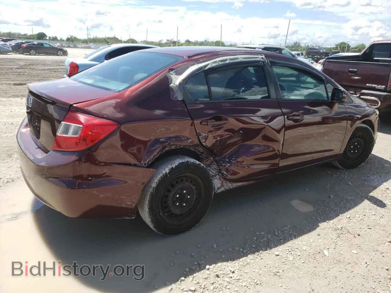 2012 HONDA CIVIC - VIN: 19XFB2F82CE039617 - Фото 3