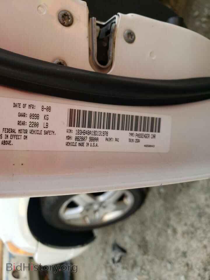 2009 DODGE CALIBER - VIN: 1B3HB48A19D131978 - Photo 10