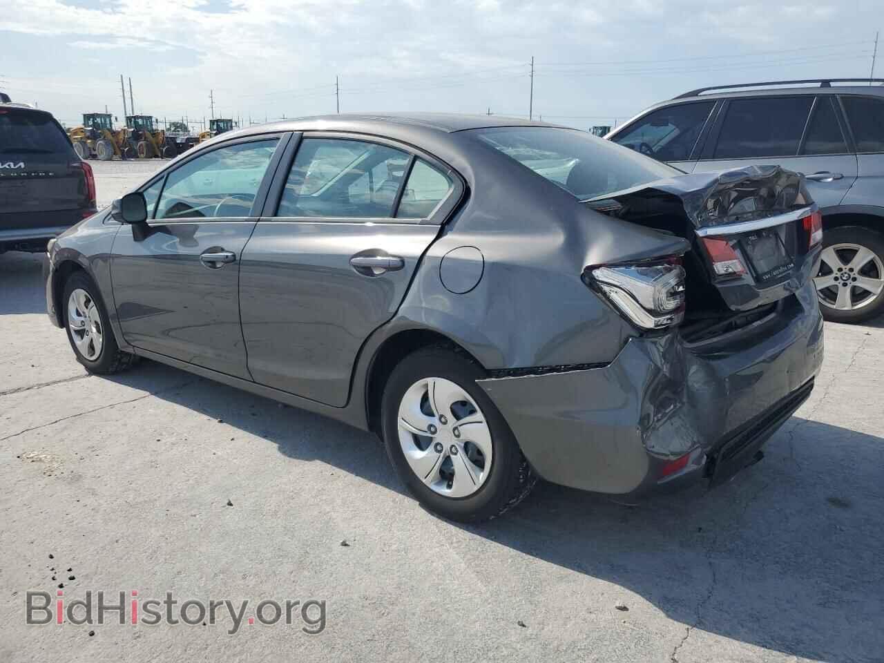2013 HONDA CIVIC - VIN: 2HGFB2F57DH598450 - Фото 2