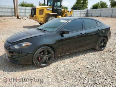 2015 Dodge DART Dart SXT, черный — VIN 1C3CDFBB4FD435662, Copart