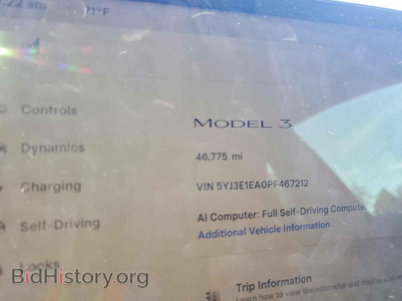 2023 TESLA MODEL 3 - VIN: 5YJ3E1EA0PF467212 - Фото 9