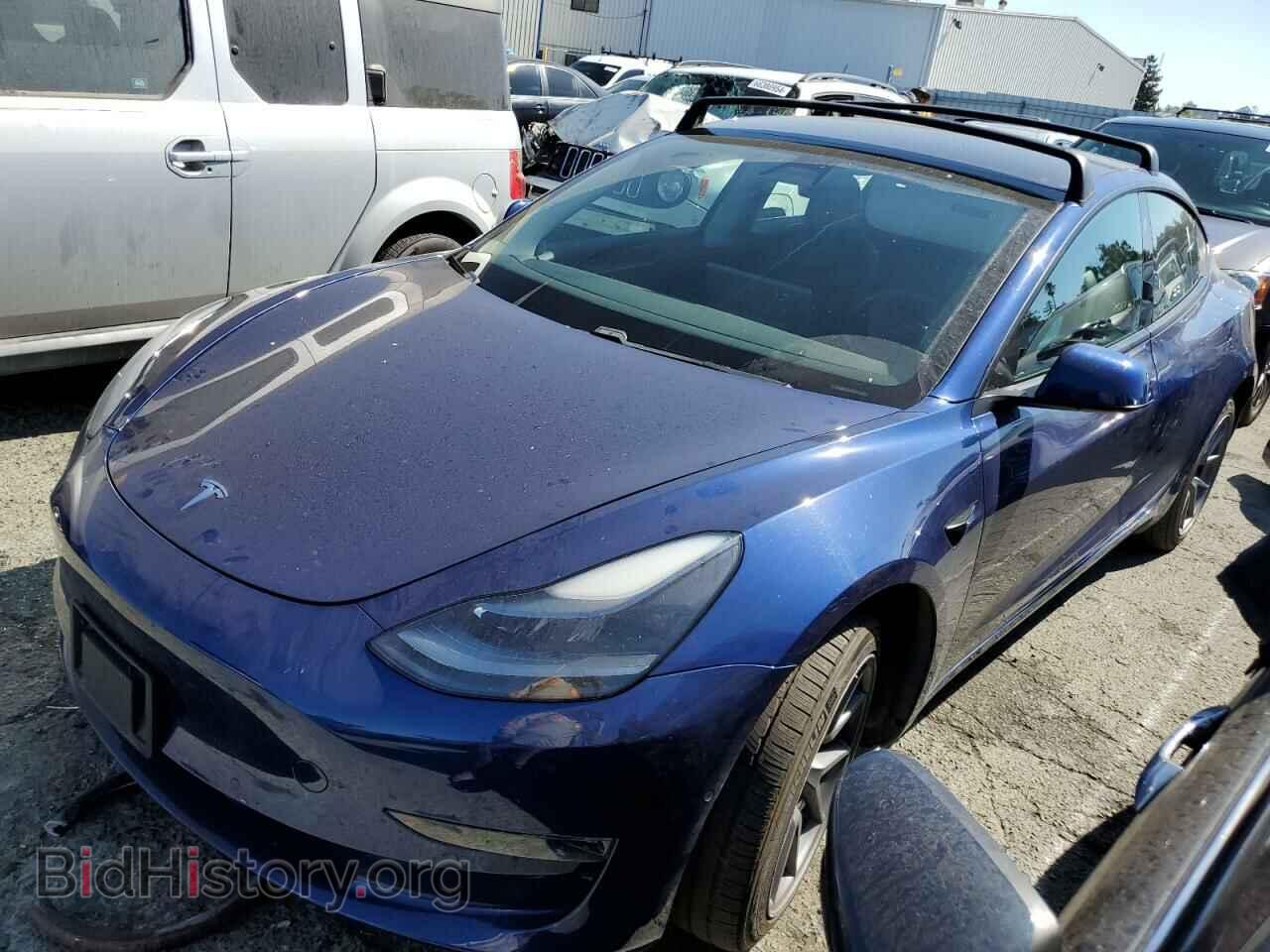 Photo 5YJ3E1EB2MF003651 - TESLA MODEL 3 2021
