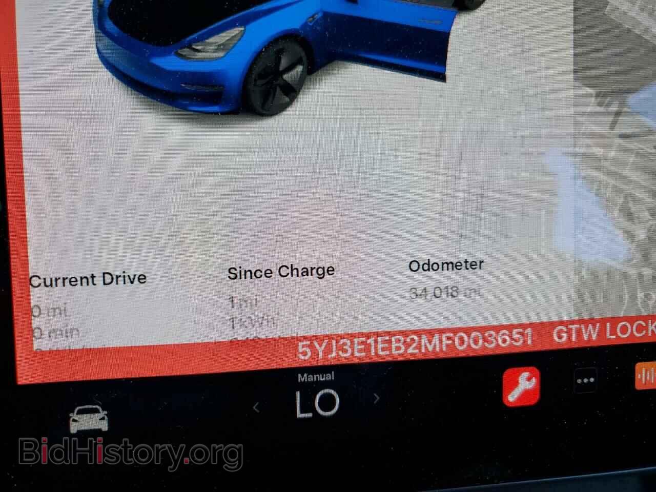 2021 TESLA MODEL 3 - VIN: 5YJ3E1EB2MF003651 - Photo 9