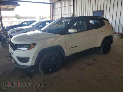 2019 Jeep COMPASS LATITUDE, белый — VIN 3C4NJDBB4KT647595, Copart