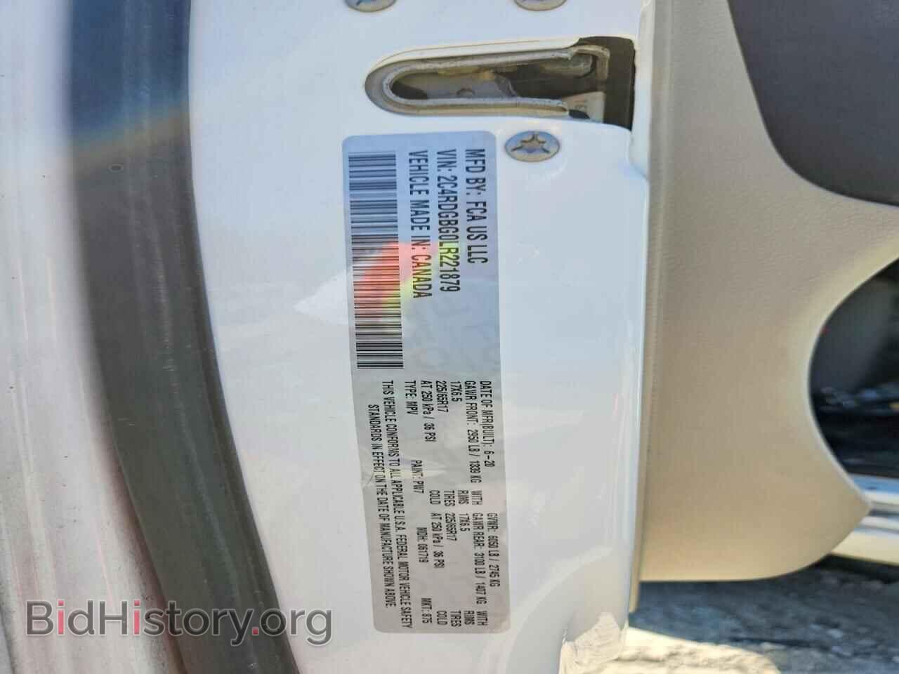 2020 DODGE CARAVAN - VIN: 2C4RDGBG0LR221879 - Photo 13