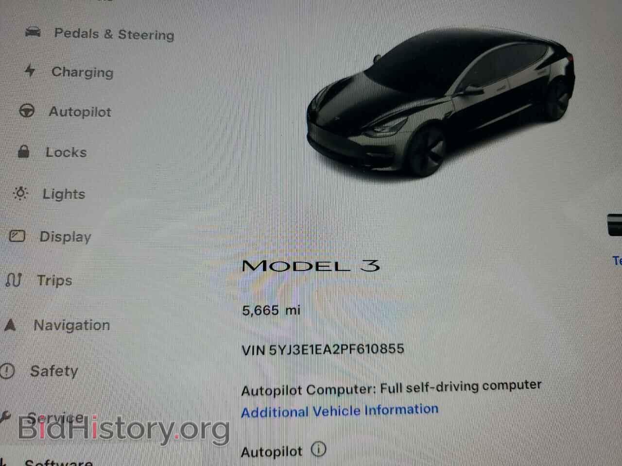2023 TESLA MODEL 3 - VIN: 5YJ3E1EA2PF610855 - Photo 9