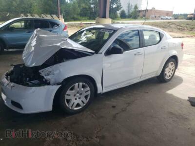 2011 Dodge AVENGER Express, белый — VIN 1B3BD4FB0BN548584, Copart