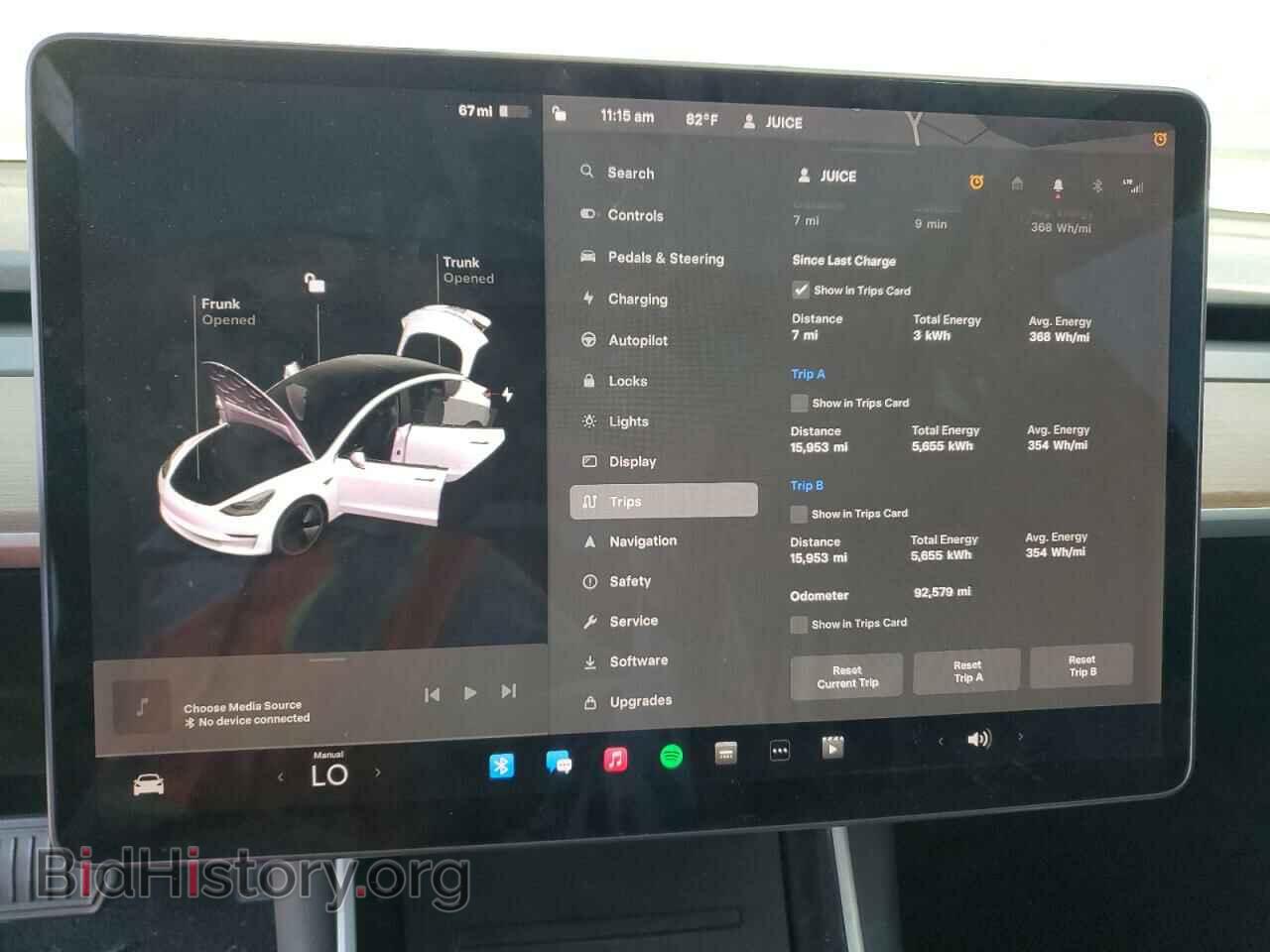 2019 TESLA MODEL 3 - VIN: 5YJ3E1EA5KF300269 - Фото 9