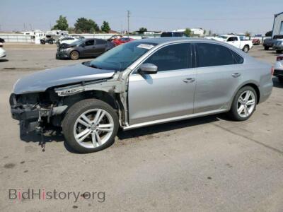 2014 Volkswagen PASSAT SE, silver — VIN 1VWBN7A3XEC007617, Copart