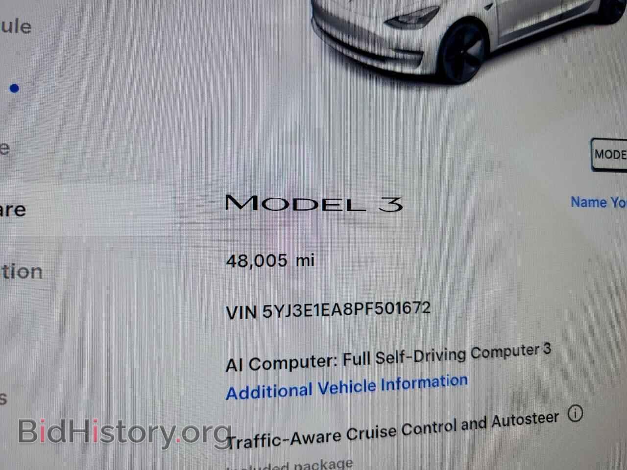 2023 TESLA MODEL 3 - VIN: 5YJ3E1EA8PF501672 - Photo 9