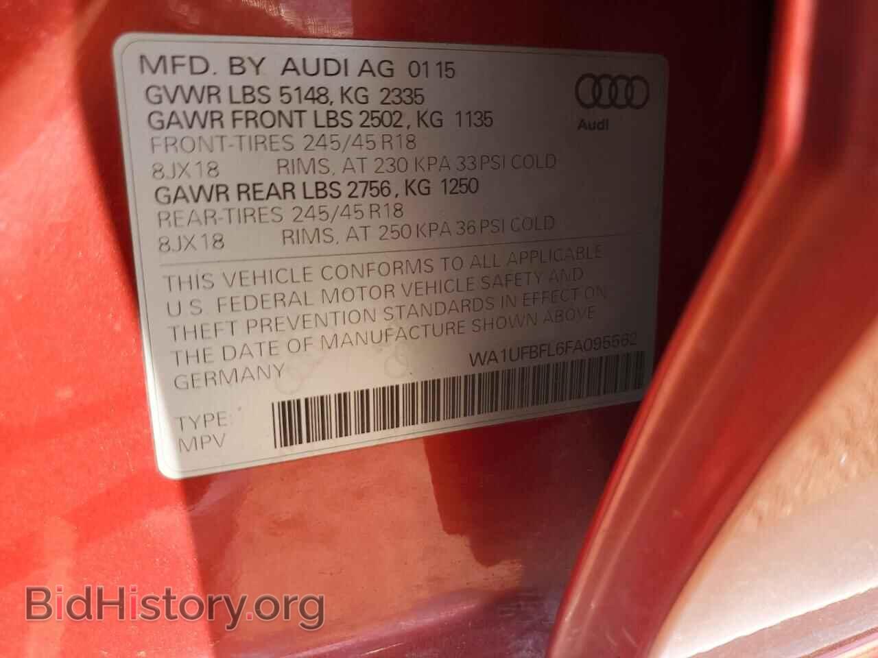 2015 AUDI A4 - VIN: WA1UFBFL6FA095562 - Photo 12